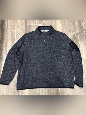 Browning Men's Heathered Quarter-Snap Shirt Jacket